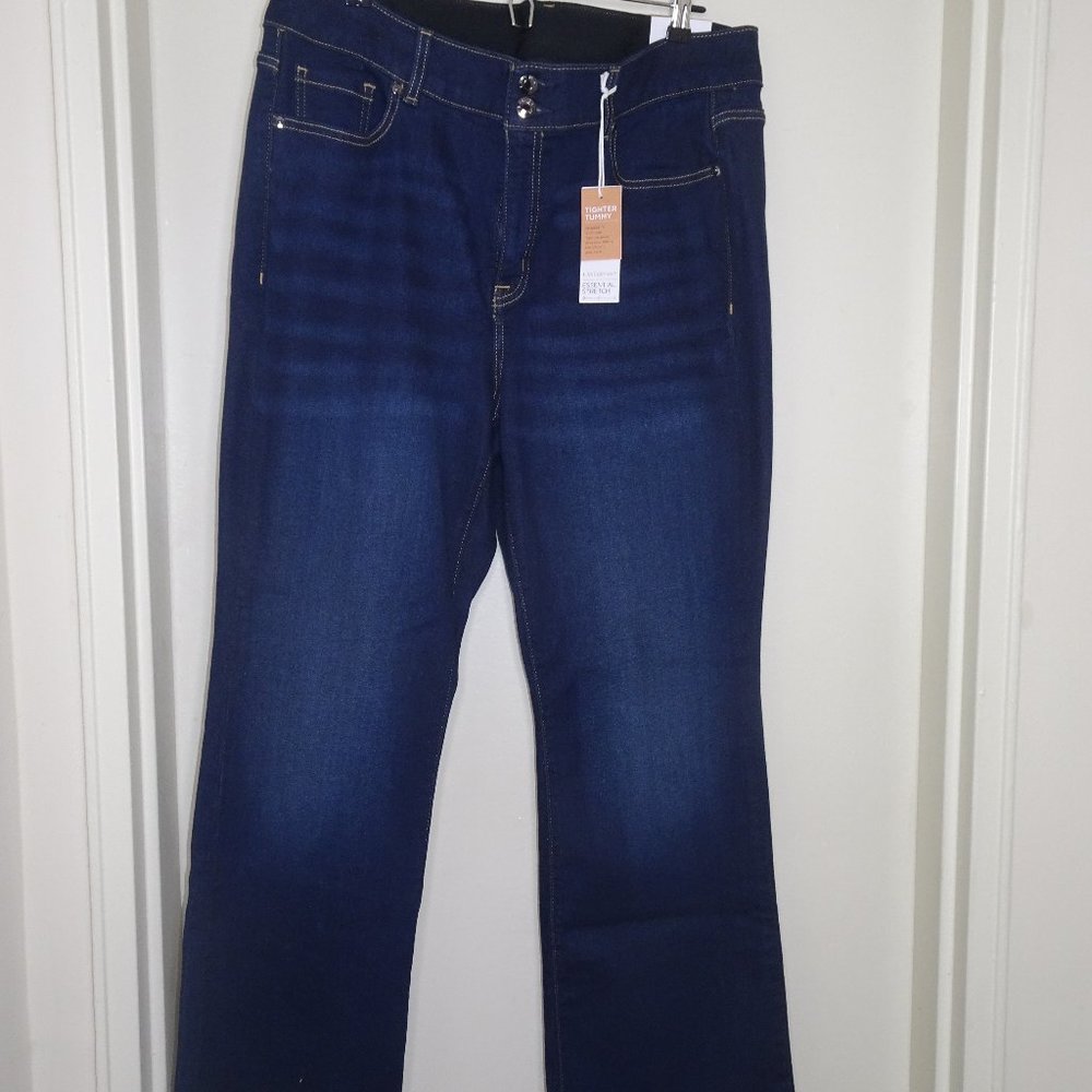 Lane Bryant Dark Wash Boot Cut Jeans